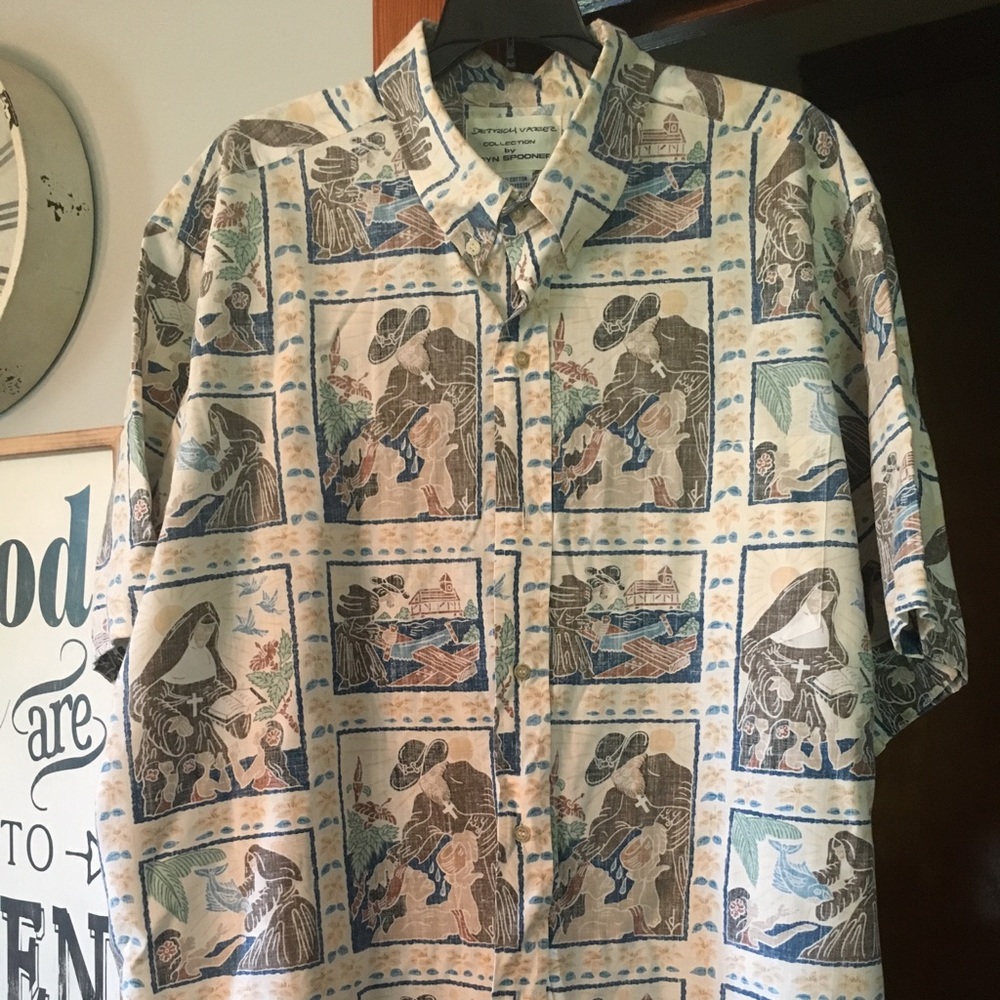 Reyn Spooner Hawaiian Short Sleeve Shirt XXL